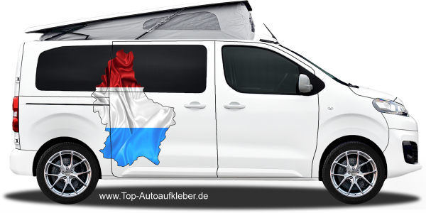 Preview: Autodekor Flagge Karte von Luxemburg | Set für beide Fahrzeugseiten Preview: Autodekor Flagge Karte von Luxemburg | Set für beide Fahrzeugseiten