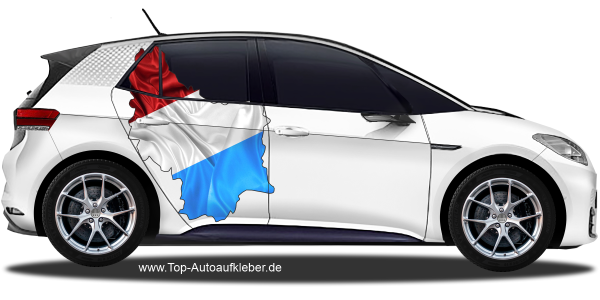 Preview: Autodekor Flagge Karte von Luxemburg | Set für beide Fahrzeugseiten Preview: Autodekor Flagge Karte von Luxemburg | Set für beide Fahrzeugseiten