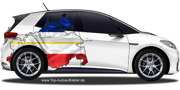Preview: Autodekor Flagge Karte von Mecklenburg-Vorpommern | Set für beide Fahrzeugseiten Preview: Autodekor Flagge Karte von Mecklenburg-Vorpommern | Set für beide Fahrzeugseiten