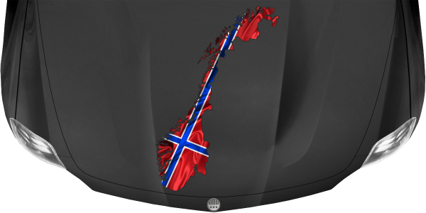Preview: Autodekor Flagge Karte von Norwegen | Set für beide Fahrzeugseiten Preview: Autodekor Flagge Karte von Norwegen | Set für beide Fahrzeugseiten