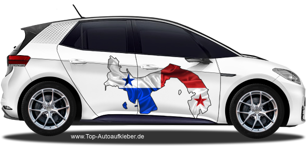 Preview: Autodekor Flagge Karte von Panama | Set für beide Fahrzeugseiten Preview: Autodekor Flagge Karte von Panama | Set für beide Fahrzeugseiten