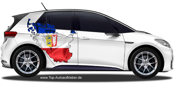 Preview: Autodekor Flagge Karte von Schleswig-Holstein | Set für beide Fahrzeugseiten Preview: Autodekor Flagge Karte von Schleswig-Holstein | Set für beide Fahrzeugseiten