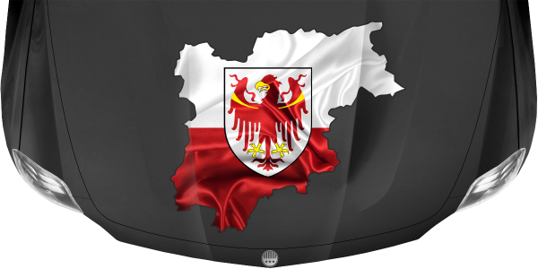 Preview: Autodekor Flagge Karte von Südtirol | Set für beide Fahrzeugseiten Preview: Autodekor Flagge Karte von Südtirol | Set für beide Fahrzeugseiten