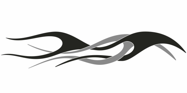 Preview: Autofolie Flammendekor | Set für beide Fahrzeugseiten