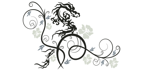 Preview: Autoaufkleber Ornament mit Drachen | Set für beide Fahrzeugseiten