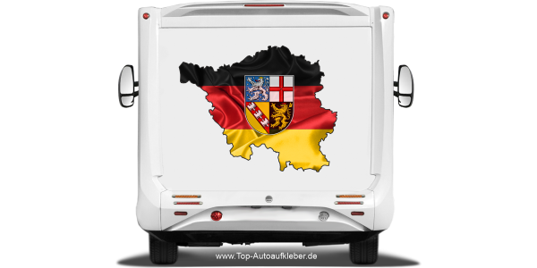 Preview: Autodekor Silhouette vom Saarland Preview: Autodekor Silhouette vom Saarland
