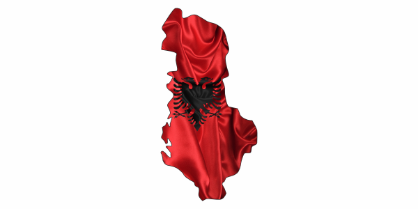 Preview: Autodekor Silhouette von Albanien