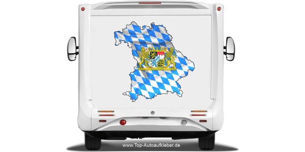 Preview: Autodekor Silhouette von Bayern Preview: Autodekor Silhouette von Bayern