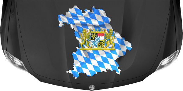 Preview: Autodekor Silhouette von Bayern Preview: Autodekor Silhouette von Bayern