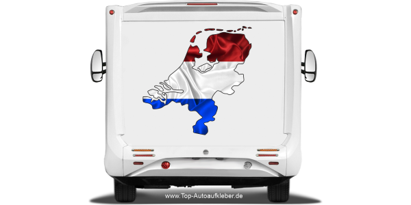 Preview: Autodekor Silhouette der Niederlande