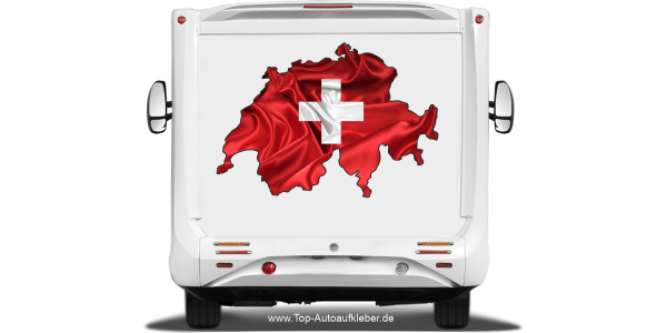 Preview: Autodekor Silhouette von der Schweiz Preview: Autodekor Silhouette von der Schweiz