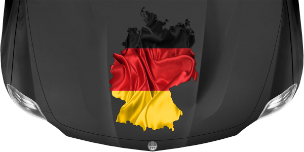 Preview: Autodekor Silhouette von Deutschland Preview: Autodekor Silhouette von Deutschland