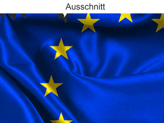 Preview: Autodekor Silhouette von Europa - Ansicht Ausschnitt