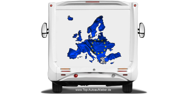 Preview: Autodekor Silhouette von Europa