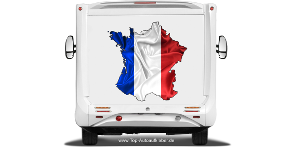 Preview: Autodekor Silhouette von Frankreich Preview: Autodekor Silhouette von Frankreich