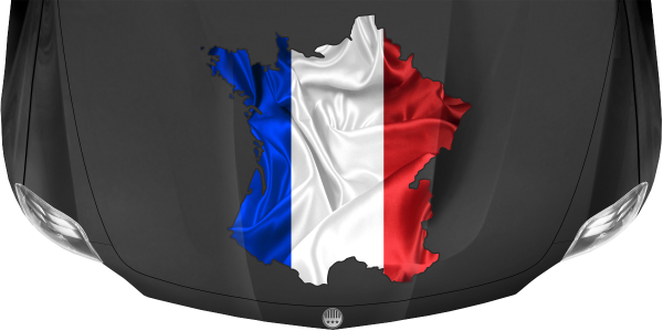 Preview: Autodekor Silhouette von Frankreich Preview: Autodekor Silhouette von Frankreich