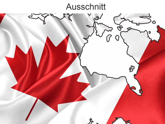 Preview: Autodekor Silhouette von Kanada- Ansicht Ausschnitt