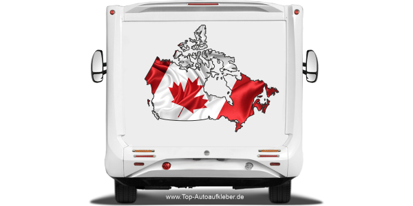Preview: Autodekor Silhouette von Kanada