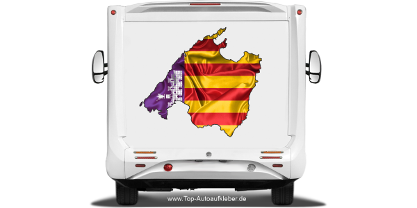 Preview: Autodekor Silhouette von Mallorca Preview: Autodekor Silhouette von Mallorca
