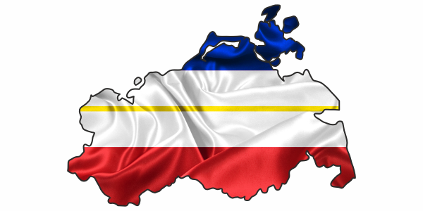 Preview: Autodekor Silhouette von Mecklenburg-Vorpommern