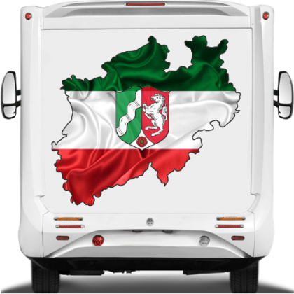 Preview: Autodekor Silhouette von Nordrhein-Westfalen Preview: Autodekor Silhouette von Nordrhein-Westfalen