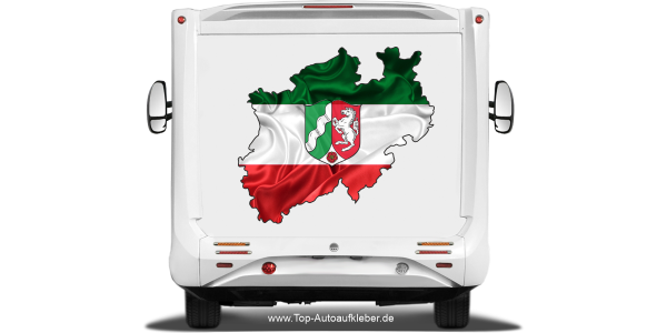 Preview: Autodekor Silhouette von Nordrhein-Westfalen Preview: Autodekor Silhouette von Nordrhein-Westfalen