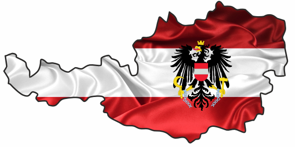 Preview: Autodekor Silhouette von Österreich Preview: Autodekor Silhouette von Österreich