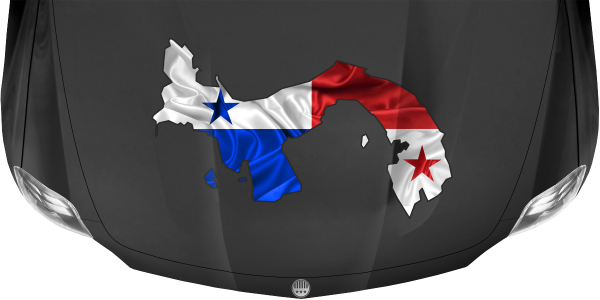 Preview: Autodekor Silhouette von Panama Preview: Autodekor Silhouette von Panama