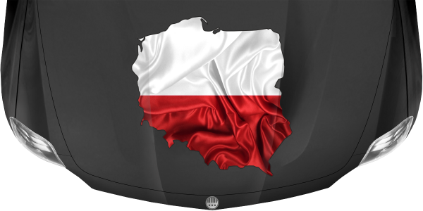 Preview: Autodekor Silhouette von Polen Preview: Autodekor Silhouette von Polen