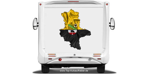Preview: Autodekor Silhouette von Sachsen-Anhalt Preview: Autodekor Silhouette von Sachsen-Anhalt