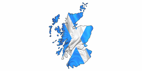 Preview: Autodekor Silhouette von Schottland