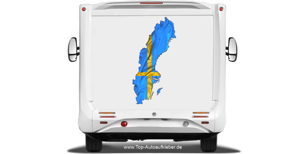 Preview: Autodekor Silhouette von Schweden Preview: Autodekor Silhouette von Schweden