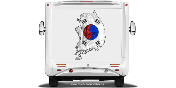 Preview: Autodekor Silhouette von Südkorea Preview: Autodekor Silhouette von Südkorea