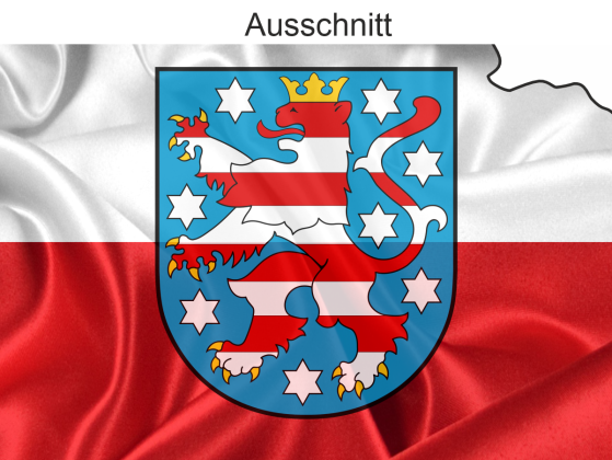 Preview: Autodekor Silhouette von Thüringen Preview: Autodekor Silhouette von Thüringen - Ansicht Ausschnitt