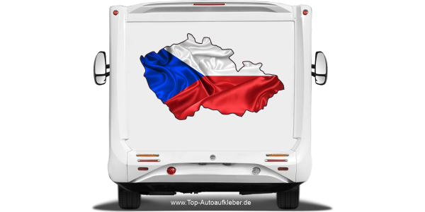 Preview: Autodekor Silhouette von Tschechien Preview: Autodekor Silhouette von Tschechien