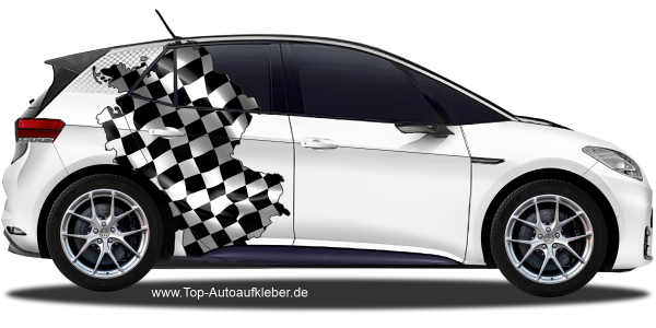 Preview: Autodekor Zielflagge Karte von Deutschland | Set für beide Fahrzeugseiten Preview: Autodekor Zielflagge Karte von Deutschland | Set für beide Fahrzeugseiten