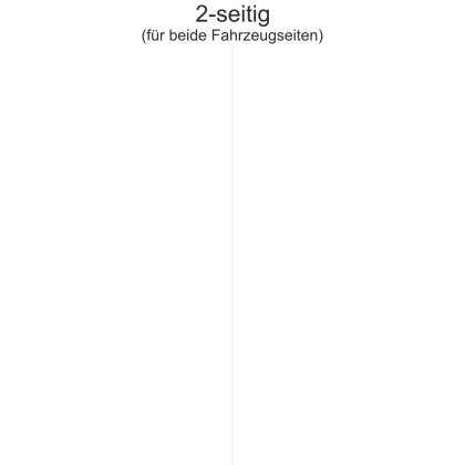 Preview: Autoaufkleber Blumiges Ornament | Set für beide Fahrzeugseiten