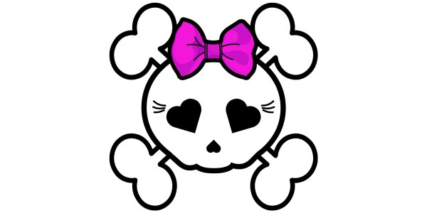 Preview: Autotattoo Verliebtes Skull Girl Preview: Autotattoo Verliebtes Skull Girl