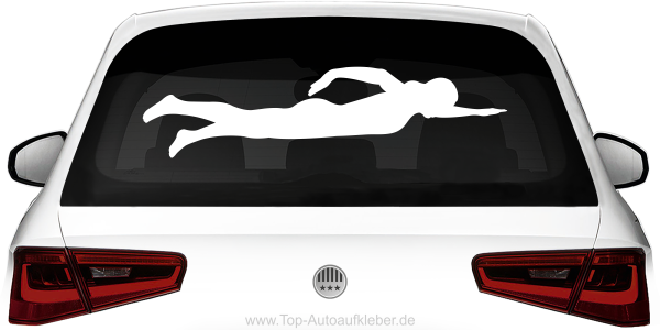 Preview: Heckscheibendekor Schwimmen