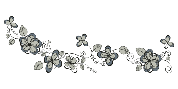 Preview: Autoaufkleber Blumentraum | Set für beide Fahrzeugseiten