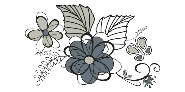 Preview: Autoaufkleber Frühlingsblumen | Set für beide Fahrzeugseiten