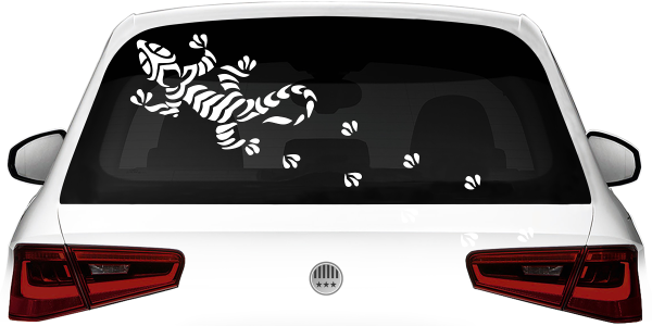 Preview: Autoaufkleber Heck Echse