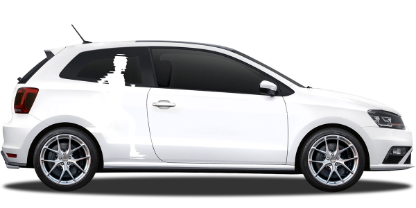 Preview: Autoaufkleber Laufsport | Set für beide Fahrzeugseiten
