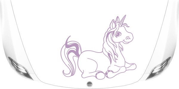 Preview: Autosticker Einhorn