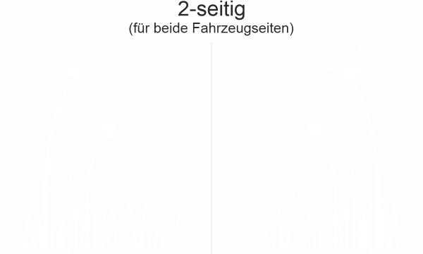 Preview: Autoaufkleber Löwenzahn | Set für beide Fahrzeugseiten