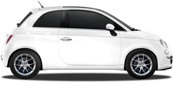 Preview: Autoaufkleber Vögel aus Feder | Set für beide Fahrzeugseiten Preview: Autoaufkleber Vögel aus Feder | Set für beide Fahrzeugseiten