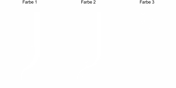 Preview: Autoaufkleber Zierstreifen Blumendesign | Set für beide Fahrzeugseiten