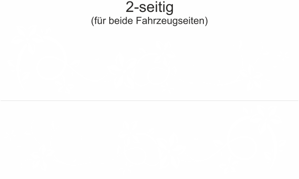 Preview: Autoaufkleber Rankenornament | Set für beide Fahrzeugseiten Preview: Autoaufkleber Rankenornament | Set für beide Fahrzeugseiten