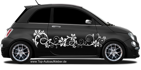 Preview: Autoaufkleber Rankenornament | Set für beide Fahrzeugseiten Preview: Autoaufkleber Rankenornament | Set für beide Fahrzeugseiten
