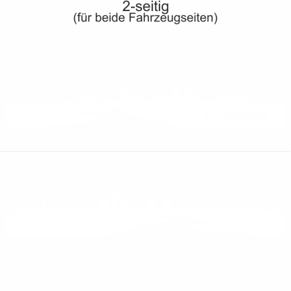Preview: Autotattoo Skyline Ruhrgebiet | Set für beide Fahrzeugseiten